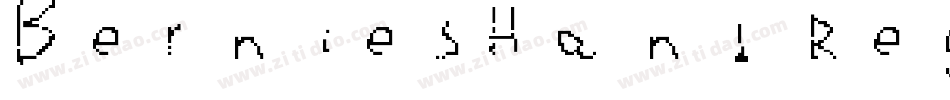 BerniesHand Regular字体转换